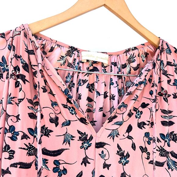 Natalie Martin Briana Maxi Dress Silk Lotus Champagne Pink XS Oversized - Picture 5 of 12